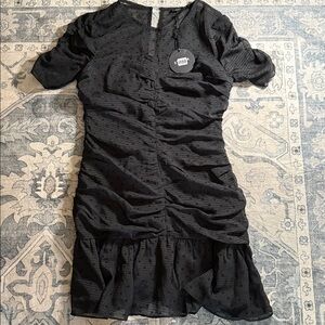 Storia Charcoal Textured Dress